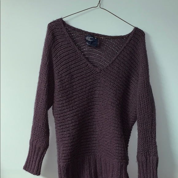 Purple wool sweater - Picture 1 of 2